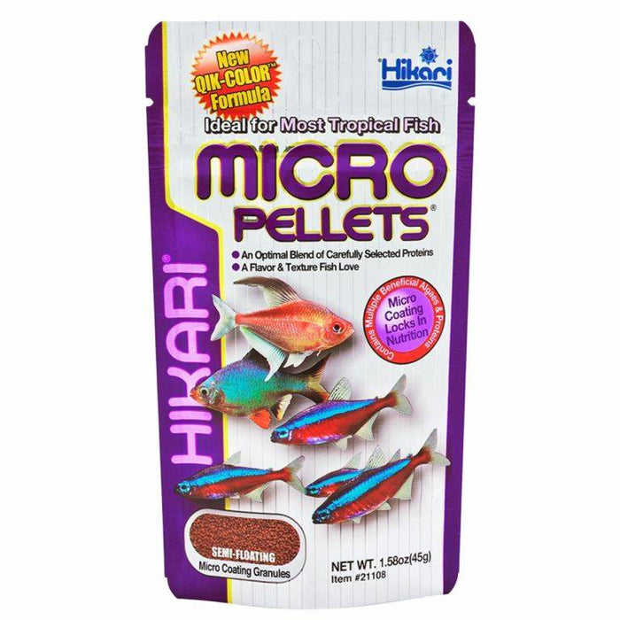 Micro Pellets Fish Food - 1.58 oz