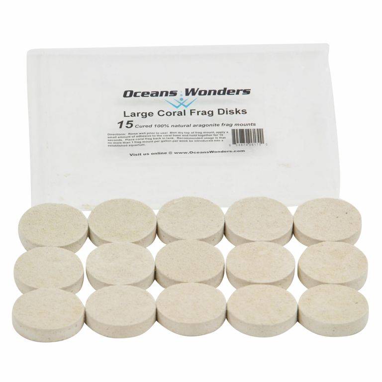 Large Coral Frag Disks - 15 Pack