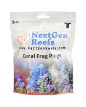 NextGen 1" Ceramic Frag Plugs - Hawaiian Black (25 Pack) - Ocean Wonders