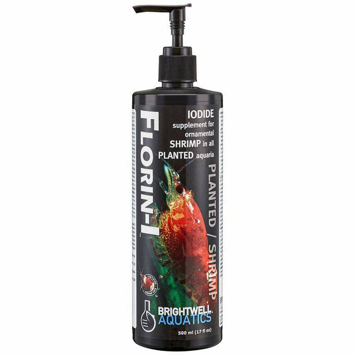 Florin-I - Iodide Supplement for Freshwater Shrimp Tanks (500 mL)