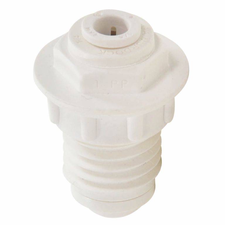 1/4" Push Connect Bulkhead Tank Adapter