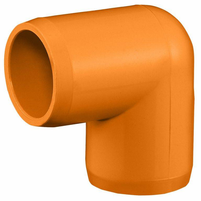 3/4" Orange Furniture Grade 90° Elbow Fitting Slip X Slip