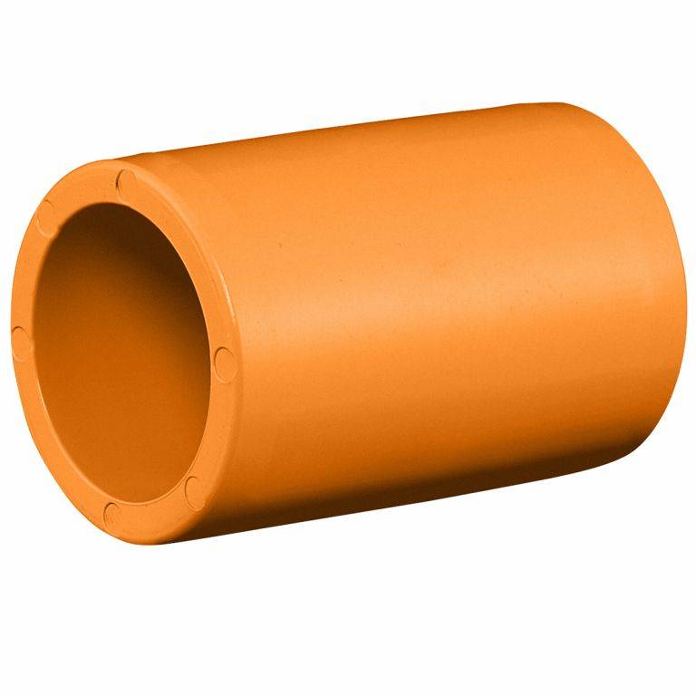 3/4" Orange Furniture Grade External Coupling Fitting Slip X Slip