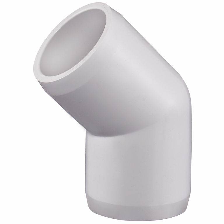 3/4" Grey Furniture Grade 45° Elbow Fitting Slip X Slip