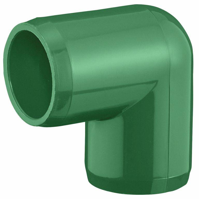 3/4" Green Furniture Grade 90° Elbow Fitting Slip X Slip