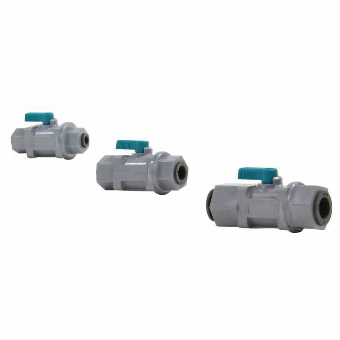 3/8" x 3/8" Inline Ball Valve Push Connect