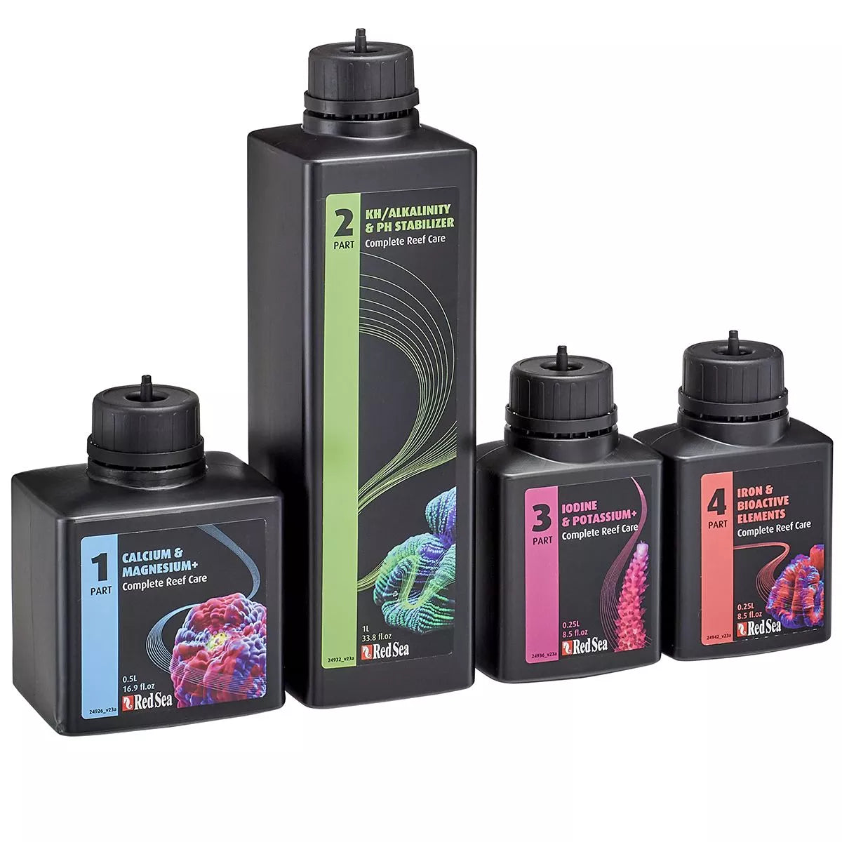Red Sea 4-Part RCP Complete Reef Care Supplement Dosing System