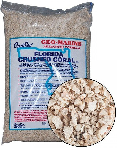 CaribSea GeoMarine Florida Crushed Coral Substrate 10 lb