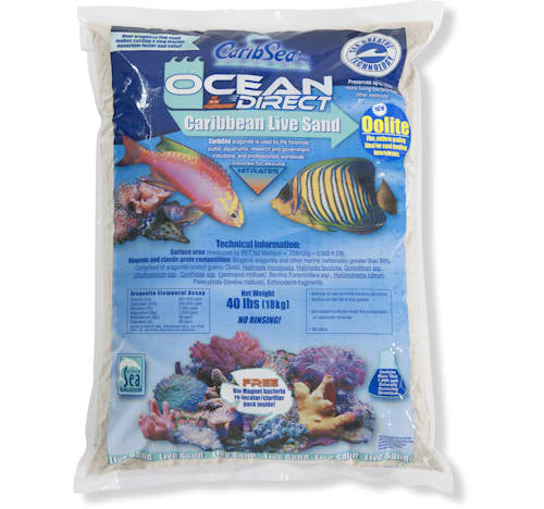 CaribSea Ocean Direct Live Original Grade Aquarium Sand 20 lb