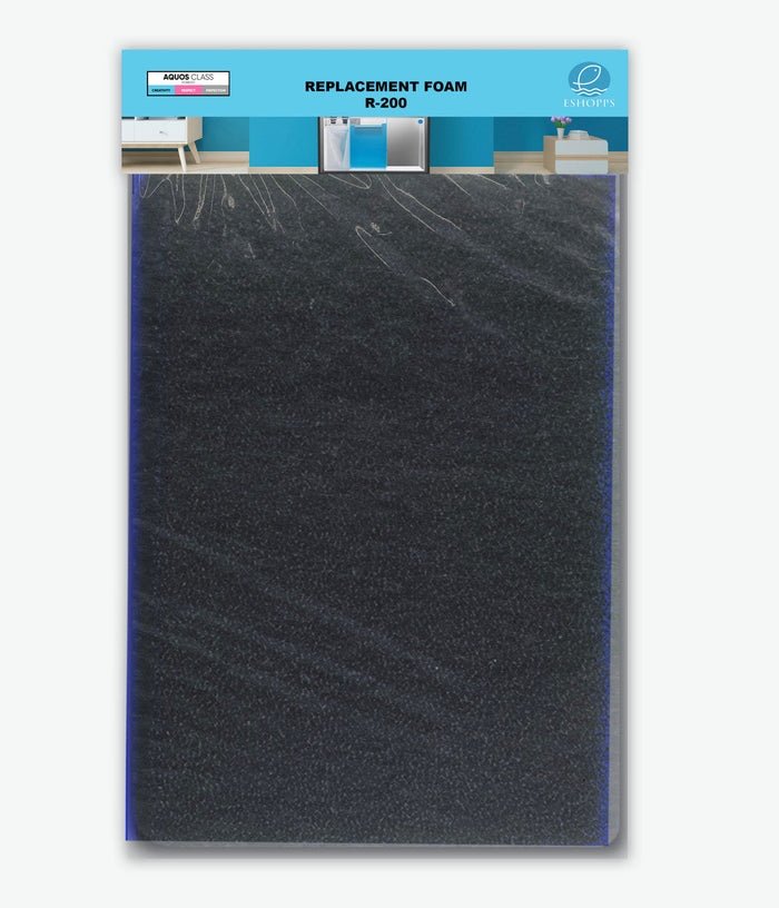 Eshopps Replacement Foam for Refugium Filters For R-200 Black 1ea