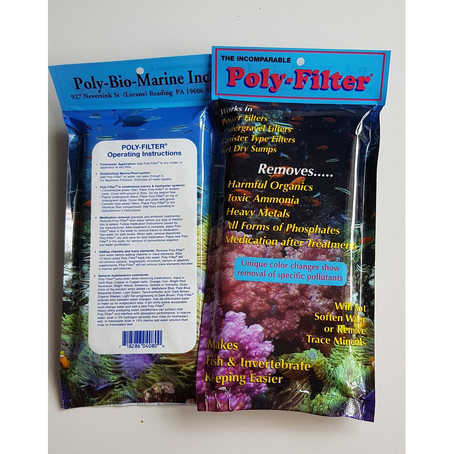 Poly Bio Marine Poly Filter Pad White 1ea/12 In X 12 in