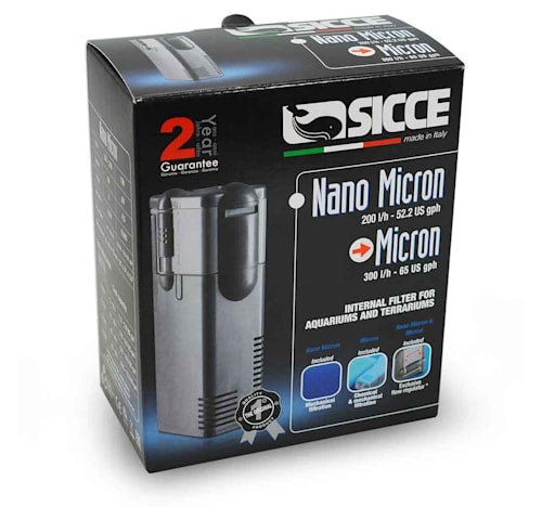 Sicce MICRON Internal Filter - 65 GPH 1ea