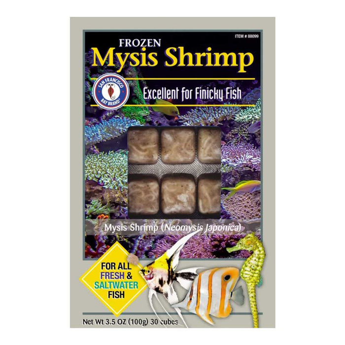 San Francisco Bay Brand Mysis Shrimp Frozen Fish Food