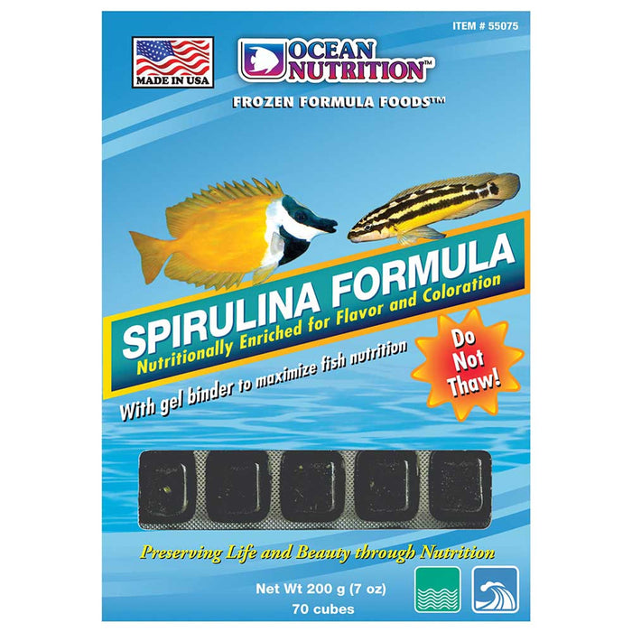 Ocean Nutrition Spirulina Formula Frozen Fish Food