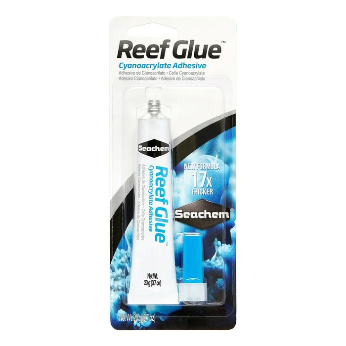 Seachem Laboratories Reef Glue Cyanoacrylate Adhesive Gel Clear 1ea/20 g, 0.7 oz