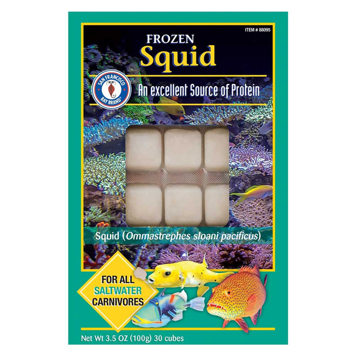 San Francisco Bay Brand Squid Frozen Fish Food