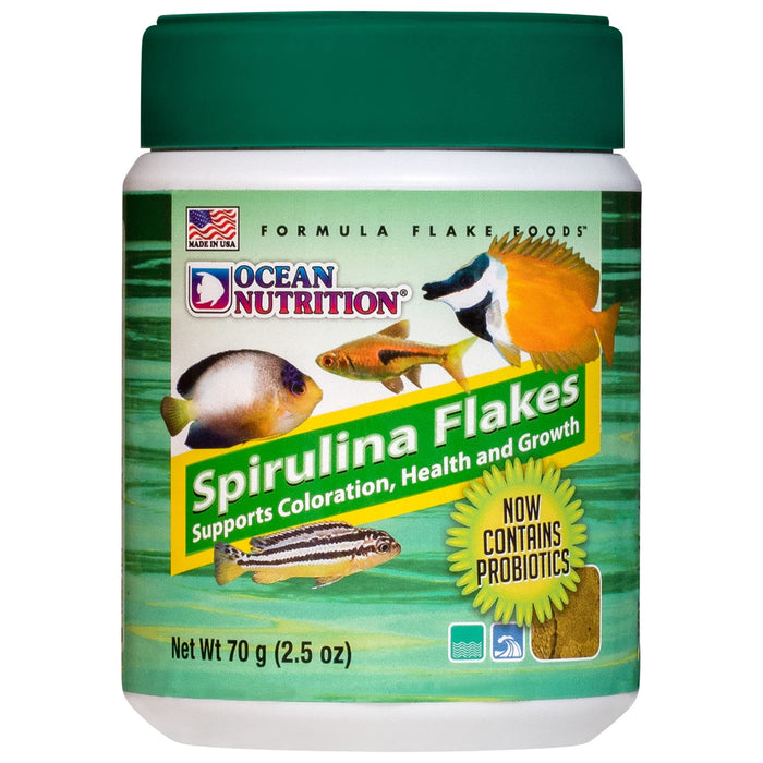 Ocean Nutrition Spirulina Flakes Fish Food