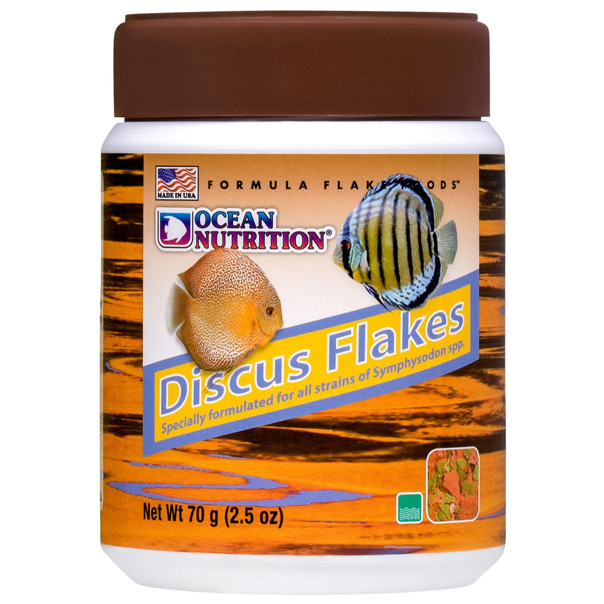 Ocean Nutrition Discus Flakes Fish Food 1ea/2.5 oz