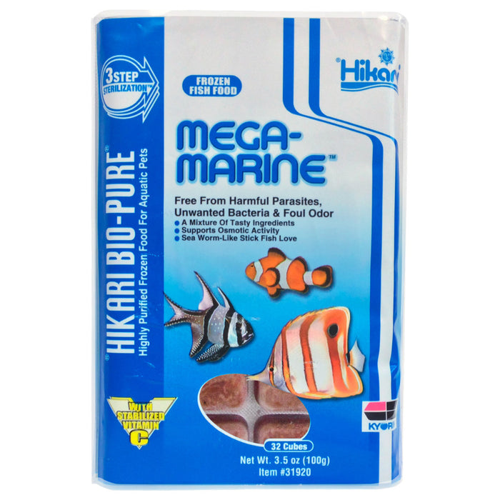 Hikari USA Mega-Marine Frozen Fish Food