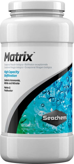 Seachem Laboratories Matrix Biological Media 1ea/500 ml