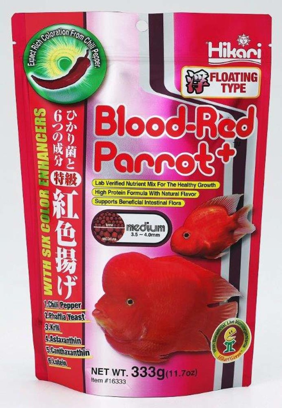 Hikari USA Blood-Red Parrot+ Floating Fish Food