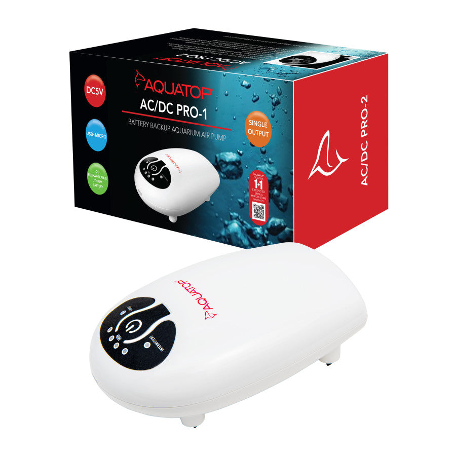 Aquatop AC/DC PRO Air Pump White