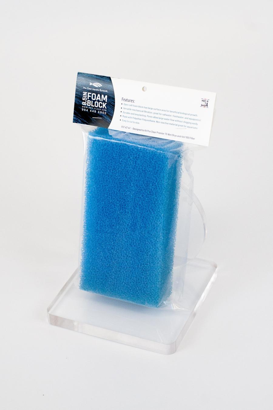 Pro Clear Aquatic Systems Foam Block 1ea/8In X 2In X 4 in