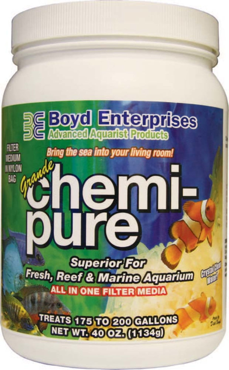 Boyd Enterprises Chemi-Pure Filter Media 1ea/40 oz