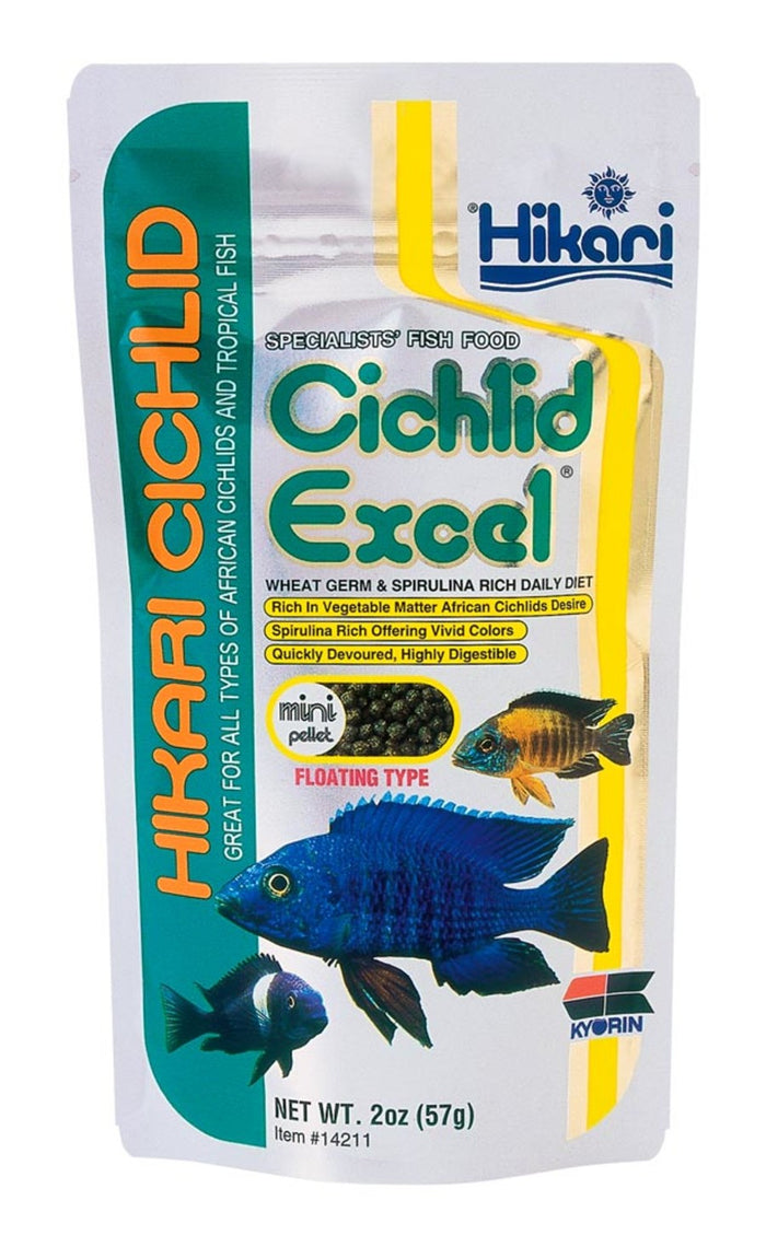 Hikari USA Cichlid Excel Pellets Fish Food