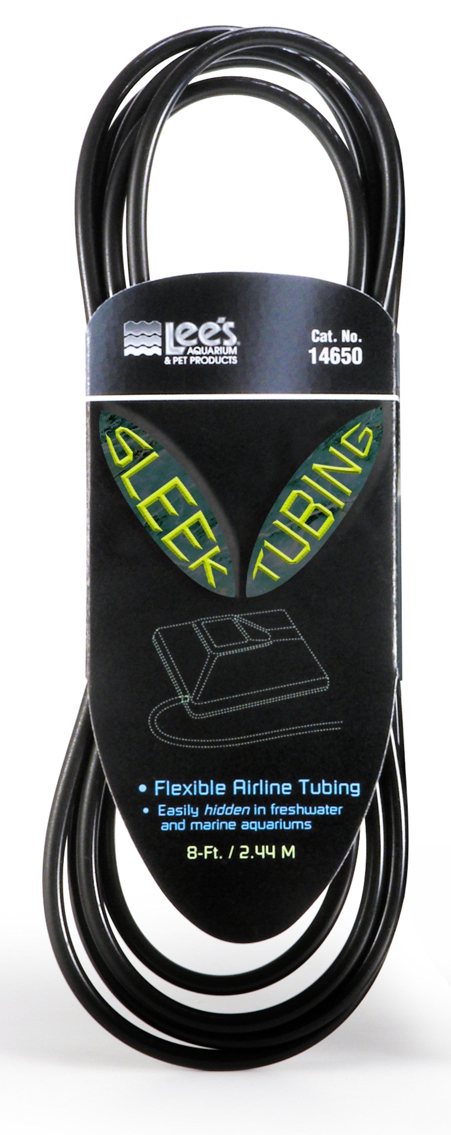 Lee's Flex Airline Tubing Black 8 Feet