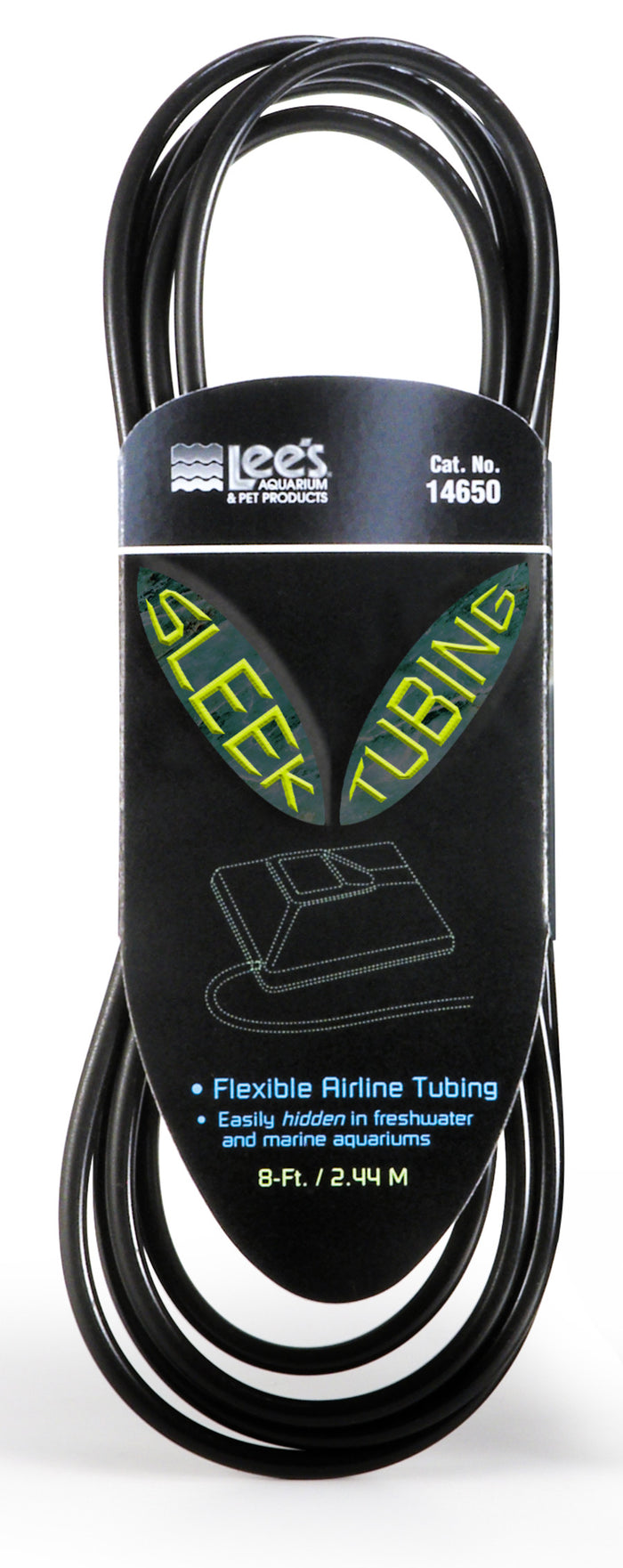Lee's Flex Airline Tubing Black 8 Feet