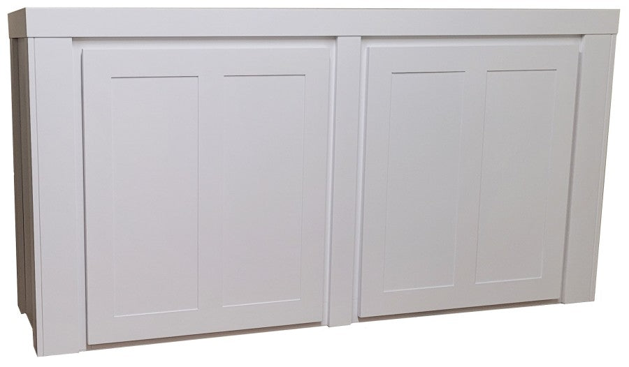 Aquarium Wood Products Shaker Cabinet White, 1ea/72In X 18In X 36 in
