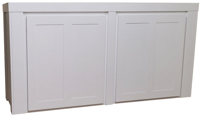 Aquarium Wood Products Shaker Cabinet White, 1ea/72In X 18In X 36 in