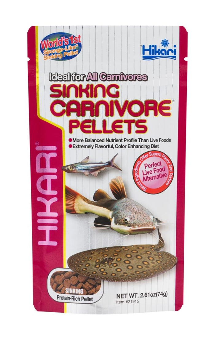 Hikari USA Sinking Carnivore Pellets Fish Food