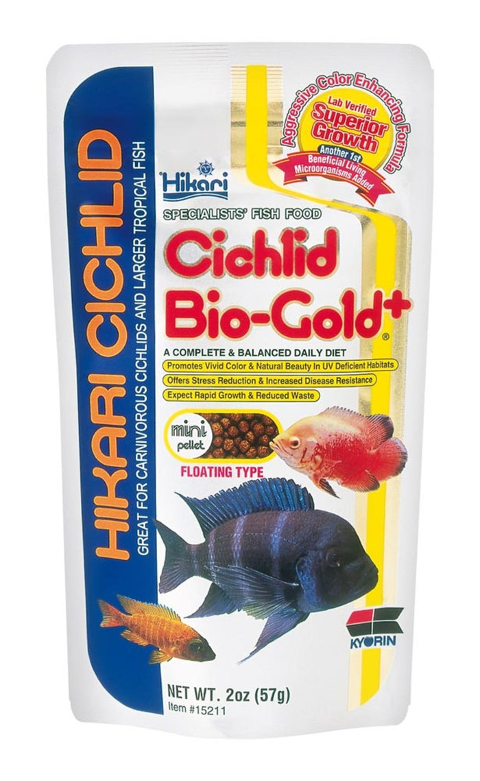 Hikari USA Cichlid BioGold+ Pellet Fish Food