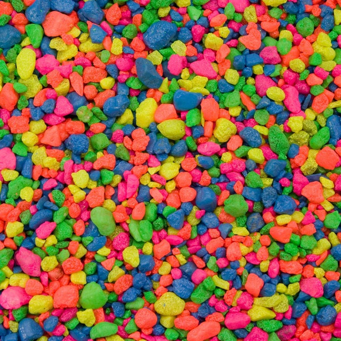 Estes Spectrastone Permaglo Aquarium Gravel Rainbow, 6ea/5 lb