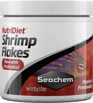 Seachem Laboratories NutriDiet Shrimp Flakes Fish Food