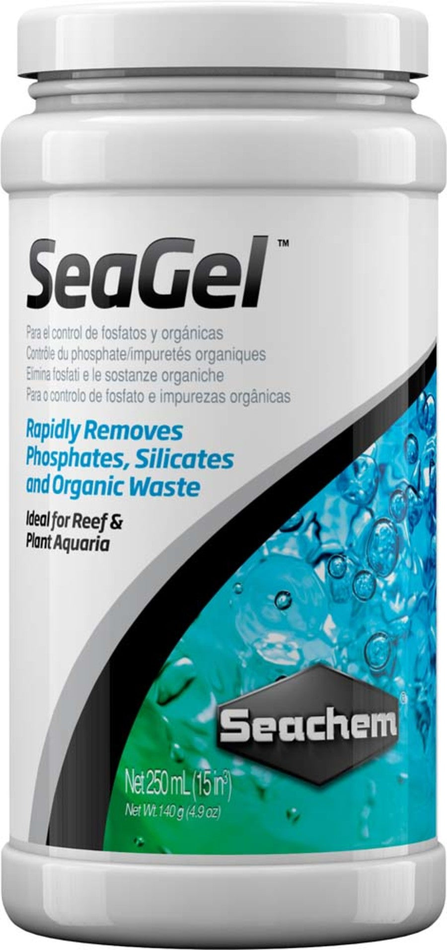 Seachem Laboratories SeaGel Phosphate, Silicate, and Organic Waster Remover 1ea/250 ml