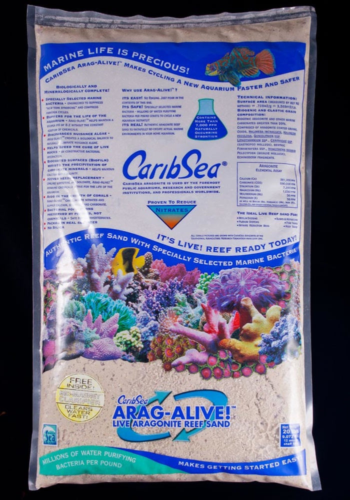 CaribSea AragAlive Bimini Pink Aquarium Substrate 20 lb