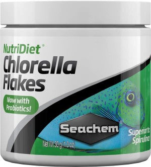 Seachem Laboratories NutriDiet Chlorella Flakes Fish Food