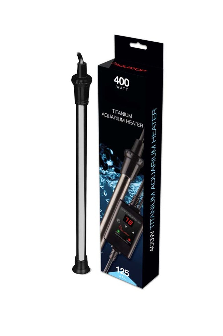 Aquatop Submersible Titanium Aquarium Heater & External Thermostat