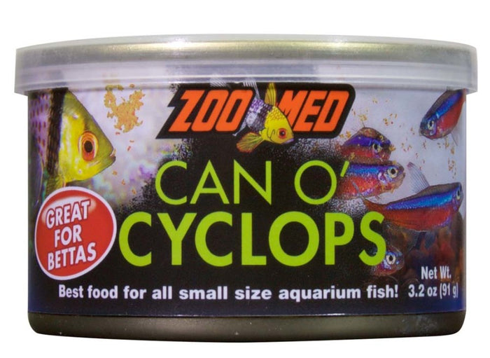 Zoo Med Can O' Cyclops Freeze-Dried Fish Food