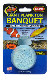 Zoo Med Plankton Banquet Fish Feeding Block