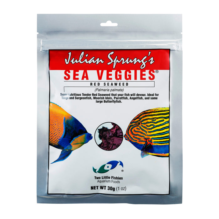 Two Little Fishies Julian Sprung's Seaveggies Red Seaweed Fish Food