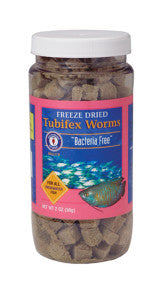 San Francisco Bay Brand Bacteria Free Tubifex Worms Freeze Dried Fish Food