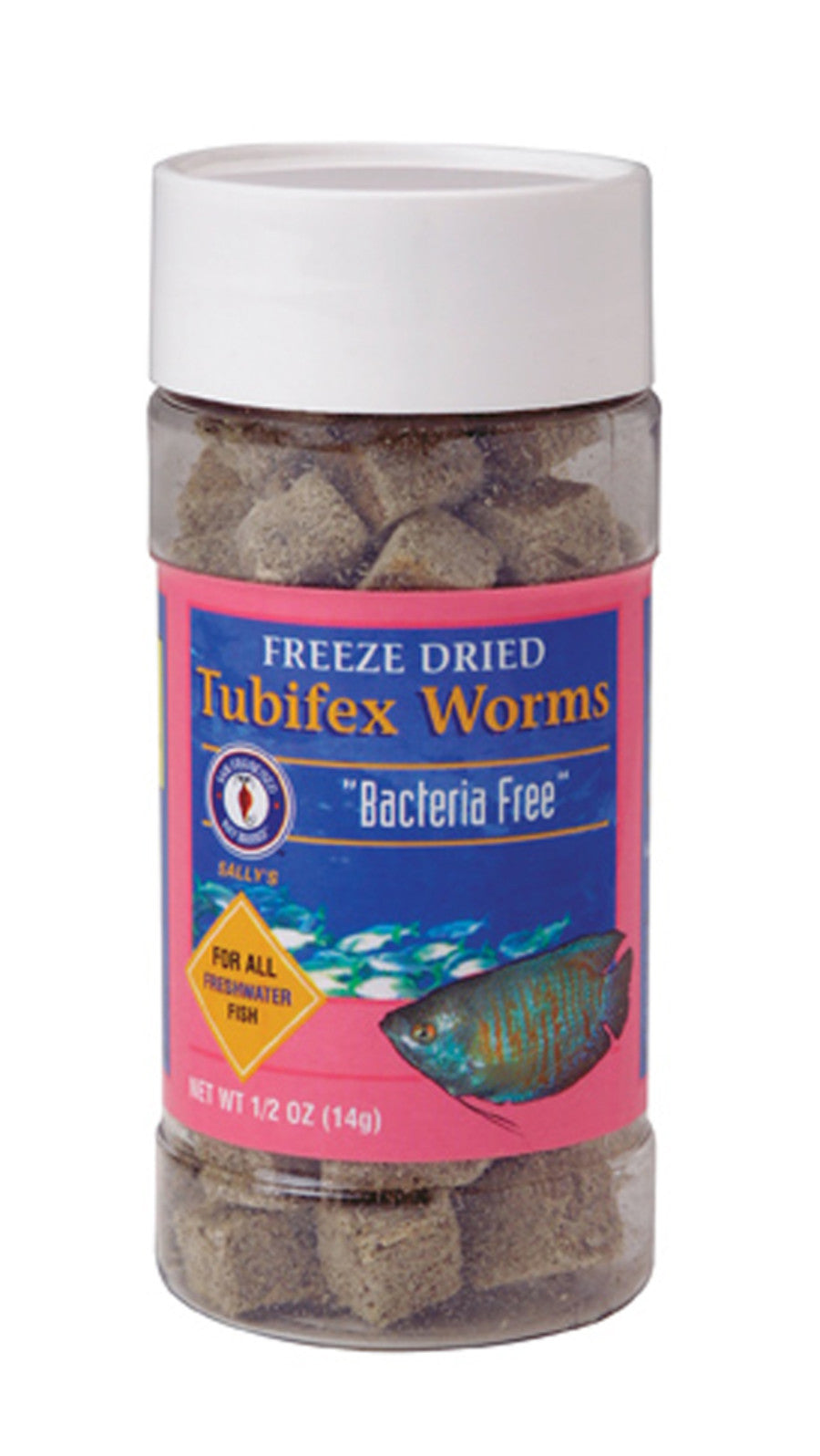 San Francisco Bay Brand Bacteria Free Tubifex Worms Freeze Dried Fish Food