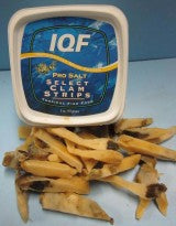 Pro Salt Clam Strips IQF-Individually Quick Frozen Fish Food