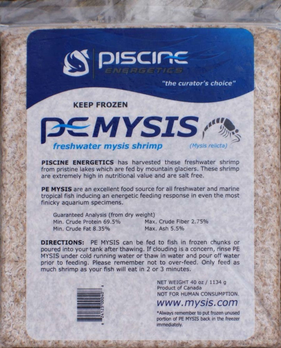 Piscine Energetics Mysis Frozen Fish Food