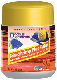 Ocean Nutrition Brine Shrimp Plus Flakes Fish Food