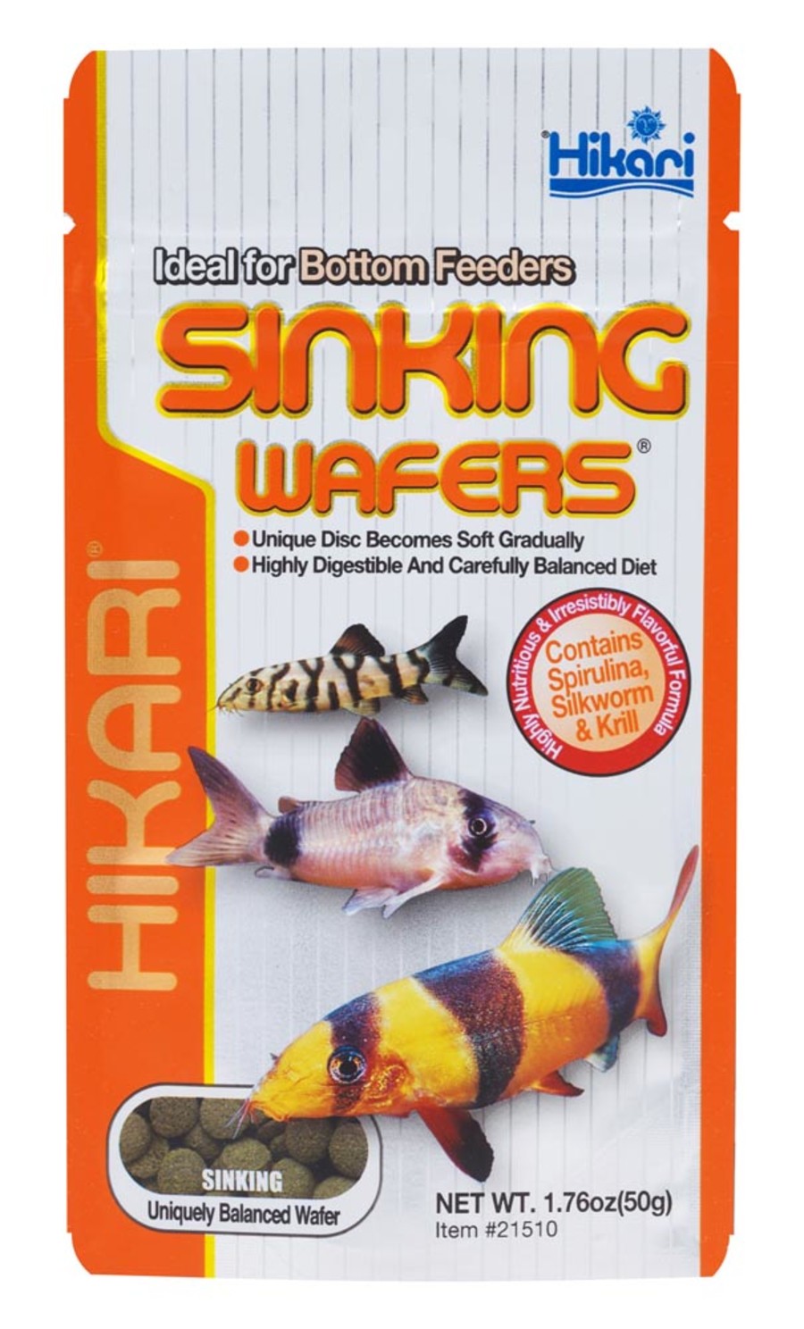 Hikari USA Sinking Wafers Rapidly Sinking Wafer Fish Food